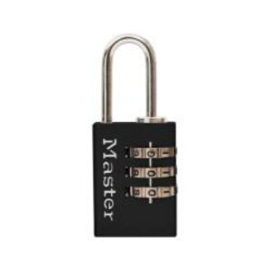 (LINE�N�[�|���L)MASTER LOCK 0071649315480 620JADBLK �i���o�[�ώ��싞�� 23mm �u���b�N