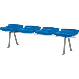 モリマーキンキ KB-6102N 直送 代引不可・他メーカー同梱不可 樹脂パブリックベンチ 4人掛けタイプ 4人掛 背なし KB6102N