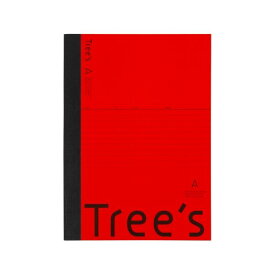 UTR3AR(10) 日本ノート Trees B5 A罫30枚 レッド 10冊