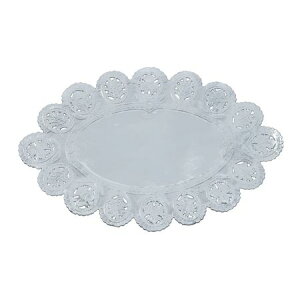 XLC2402 ドイリー 銀小判型レースペーパー 100枚入 12号