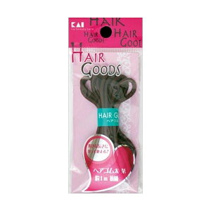 4901601281163 【360個入】 HA3019 H/G ヘアゴム 太 茶 約1m抗菌 95044【キャンセル不可】