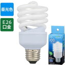 オーム電機 06-3777 エコ電球 100形相当／1179lm／昼光色／E26 EFD25ED／18－SPB 063777