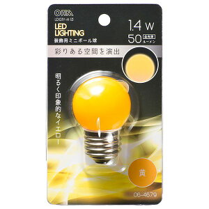 �I�[���d�@ LDG1Y-H 13 LED�~�j�{�[�����i�����p/G40/1.4W/50lm/���F/E26�j LDG1YH13