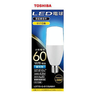 y11/25IIōő100|CgobNzI[d@ 16-0698  LED`d 60W`/810lm/6.8W/F/E17/zp300°/fMގ{HΉ/`Ή 160698