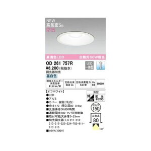 (LINE�N�[�|���L)�I�[�f���b�N ODELIC OD261757R LED�_�E�����C�g