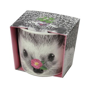 聖新陶芸 4528757037354 ハナ&アニマルズ ハリネズミ ミニバラ GD-85803【キャンセル不可】