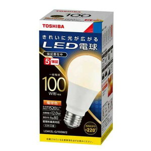 �����o�� ���Ń��C�e�b�N TOSHIBA LDA12L-G/100W/2 LED�d�� ��ʓd���` LDA12LG/100W/2