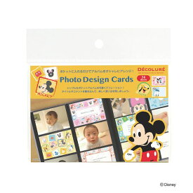 ナカバヤシ PTCL-D101-1 デコルーレ デザインカード ミッキー＆フレンズ PTCLD1011
