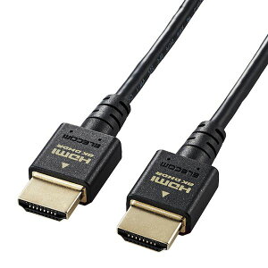 (LINE�N�[�|���L)�G���R�� ELECOM DH-HD21ES20BK HDMI �P�[�u�� HDMI2�D1 �E���g���n�C�X�s�[�h �X���� 8K4K�Ή� 2m �u���b�N DHHD21ES20BK