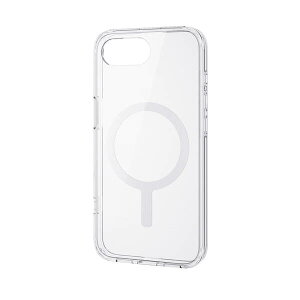 ELECOM �G���R�� PM-A25SMAG02WH iPhone 16e �P�[�X �n�C�u���b�h �J�o�[ �Ռ��z�� �J���������Y�ی�݌v ���͋z�����C�����X�[�d�Ή� �z���C�g PMA25SMAG02WH