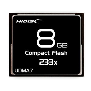 �y���F1�zHDCF8G233XJP3 ���� ����s�E�����[�J�[�����s�� HIDISC CF�J�[�h 8GB 233x Read35MB�^s MLC�`�b�v����