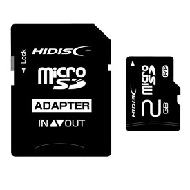 【個数：1個】HDMCSD2GCLJP3 直送 代引不可・他メーカー同梱不可 HIDISC microSDメモリーカード 2GB