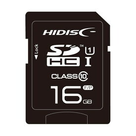 【個数：1個】HDSDH16GCL10UIJP3 直送 代引不可・他メーカー同梱不可 HIDISC SDHCカード 16GB CLASS10 UHS－1対応 超高速転送 Read70