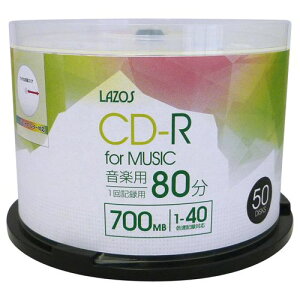 yF1zL-MCD50PX10  sE[J[s 500Zbg 50X10 Lazos yp CD|R 50g
