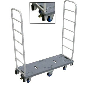 【個人宅配送不可】金沢車輌 SH-29CR-B(ブレーキ付) 直送 代引不可・他メーカー同梱不可 6輪カートラックシリーズ SH29CRB(ブレーキ付)