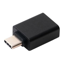 【個数：1個】USA-AC 直送 代引不可・他メーカー同梱不可 ミヨシ USB3．0 USB A－USB TypeC変換アダプタ ブラック
