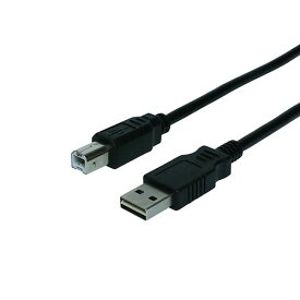 【個数：1個】USB-R50/BK 直送 代引不可・他メーカー同梱不可 ミヨシ USBケーブル両面挿し 黒 5m