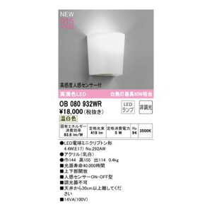 �I�[�f���b�N ODELIC OB080932WR �����v�ʍ���
