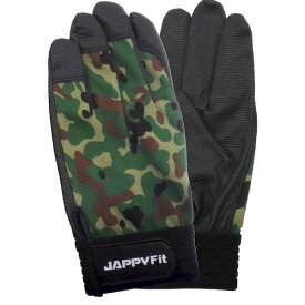 翌日出荷 JAPPY ジャッピー JPF-178MG-L 作業用手袋 緑迷彩 JPF178MGL