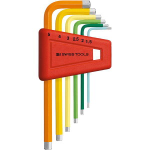 PBスイスツールズ 210H-5RB ホルダー付レインボーレンチセット パックナシ 210H5RB