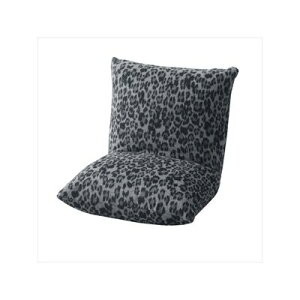 【個数:6個】東谷 RKC-727B 【6個入】 直送 代引不可・他メーカー同梱不可 カックンリクライナー 座椅子 フロアチェア アニマル柄 RKC727B