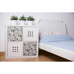 【個人宅配送不可】【個数:1個】明和グラビア DGTR-03 直送 代引不可・他メーカー同梱不可 デコタイルシート ねこ グレー DGTR03