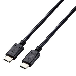 GR ELECOM U2C-CC5PC20NBK Type|CP[u USB|C  USB|C [d^f[^]p PDΉ ő100W 5A USB2D0 ubN U2CCC5PC20NBK