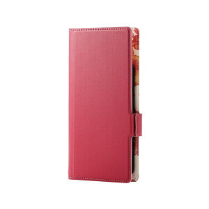 エレコム ELECOM P-04PLFUSJPND スマホケース 汎用 マルチケース Sサイズ レザー 手帳型 マグネット開閉 スライド式 ディープピンク P04PLFUSJPND