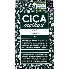 4969133292040 CICA method MASK シカ メソッド フェイスマスク 3枚入【キャンセル不可】