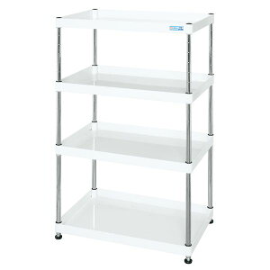 【個人宅配送不可】サカエ SAKAE CSPN-90124W 直送 代引不可・他メーカー同梱不可 CSパールワゴン 固定タイプ/H1200/4段 CSPN90124W