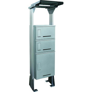 河村電器産業 KD3-50YS 直送 代引不可・他メーカー同梱不可 宅配ボックス ルスポ RUSUPO SHARE KDシリーズ 屋根付 アンカー設置タイプ シルバー KD350YS