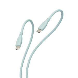 ELECOM GR MPA-CCSS10GN ^CvCP[u Type C to Type C 1m PD 60WΉ fɂ 炩 VRf p[O[ MPACCSS10GN