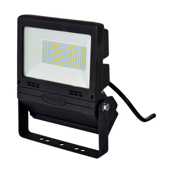 楽天市場】日動 LJS-FH50D-BK-50K LED投光器 常設用フラットライト50W 