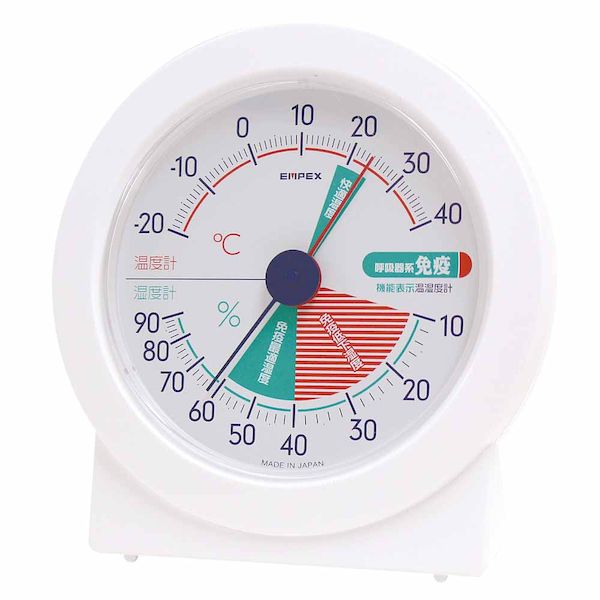 誕生日プレゼント TM-4511 TM4511 呼吸器系免疫機能表示温湿度計 エンペックス気象計 温度計・湿度計
