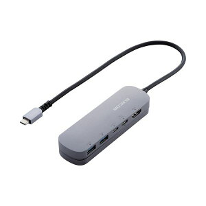 ELECOM GR DST-C18SV TypeC hbLOXe[V nu 5|in|1 PD 90Wo Windows 11 10 macOS iPadOS Ή Vo[ DSTC18SV