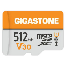 【スーパーSALEサーチ】Gigastone GJMXR-OG512GV30 マイクロSDカード512GB SDXC microSDカード V30 UHS－I U3 クラス10 Ultra HD 4K 超高速95MB／s ビデオ録画 一眼レフカメラ スマホ データ保存 ドローン GoPro／Nintendo Switch確認済 5年保証 GJMXROG512GV30