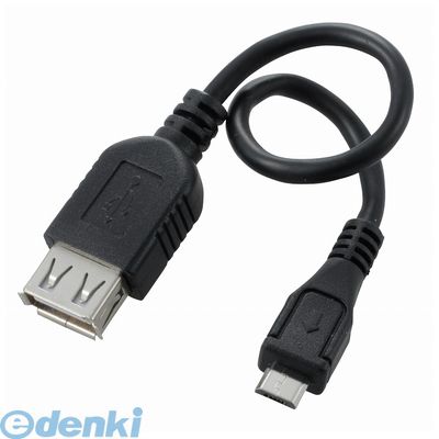 オーム電機 01-7024 USB変換アダプター 0．15m IP−C015U−K 017024 AudioComm USB-マイクロUSB