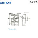 翌日出荷 オムロン OMRON 14PFA 共用ソケット 丸形ソケット PFA 表面接続 【キャンセル不可】