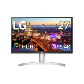 27UL550-W 直送 代引不可・他メーカー同梱不可 LG Electronics Japan 27インチ 4K対応 ワイド 液晶ディスプレイ(3840x2160/DisplayPort/HDMIx2/ノングレア/IPSパネル/昇降スタンド) 27UL550W