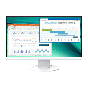 EV2460-WT  sE[J[s EIZO FlexScan23.8C`J[tj^[(1920x1080/DisplayPort(HDCP 1.3)AHDMI(HDCP1.4)ADVI D(HDCP 1.1)AD Sub 15 s(~j)/zCg)[EV2460-WT] EV2460WT