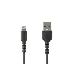 RUSBLTMM1MB 高耐久Lightning － USB－Aケーブル／1m／ブラック／アラミド繊維補強／iPhone 12、iPad対応／Apple MFi認証／アップルライトニング － USB Type－A充電同期ケーブル