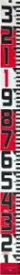 【あす楽対応】「直送」TJMデザイン タジマツール SYR-10EK シムロンロッド－100 長さ10m 1mアカシロ仕様 紙箱 SYR10EK