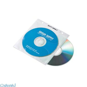サンワサプライ FCD-FR100WN DVD・CD不織布ケース リング穴付・ホワイト FCDFR100WN DVD不織布ケース DVDケース CDケース インデックスカード付属