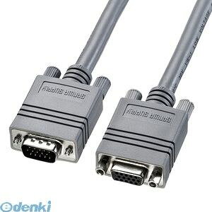 サンワサプライ KB-CHD154FK2 CRT複合同軸ケーブル KBCHD154FK2 ディスプレイ延長ケーブル ライトグレー アナログRGB パソコン周辺機器