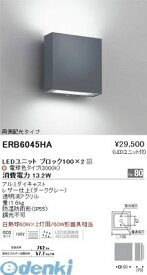遠藤照明 ERB6045HA アウトドアブラケット／両側配光／BLOCK100／グレー