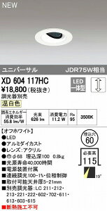 �I�[�f���b�N ODELIC XD604117HC LED�_�E�����C�g