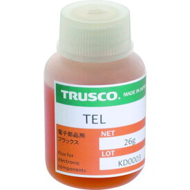 【あす楽対応】「直送」TRUSCO TEL30 電子部品用はんだフラックス 30CC 207-5834