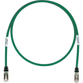 【あす楽対応】「直送」パンドウイット STP6X4MGR CAT6A／CAT6 シールドパッチコード 4m 緑 STP6X4MGR パンドウイットコーポレーション Panduit