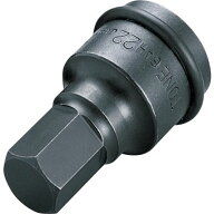 【即納在庫品】「直送」TONE トネ 6AH-24 インパクト用ヘキサゴンソケット 対辺寸法24mm 差込角19．0mm 6…