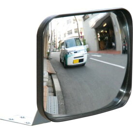 【即納在庫品】「直送」光 GM224 ガレージミラー 角型 200×240MM ガレージ防犯ミラー ガレージミラー角型 カーブミラー 屋内外 駐車場 死角